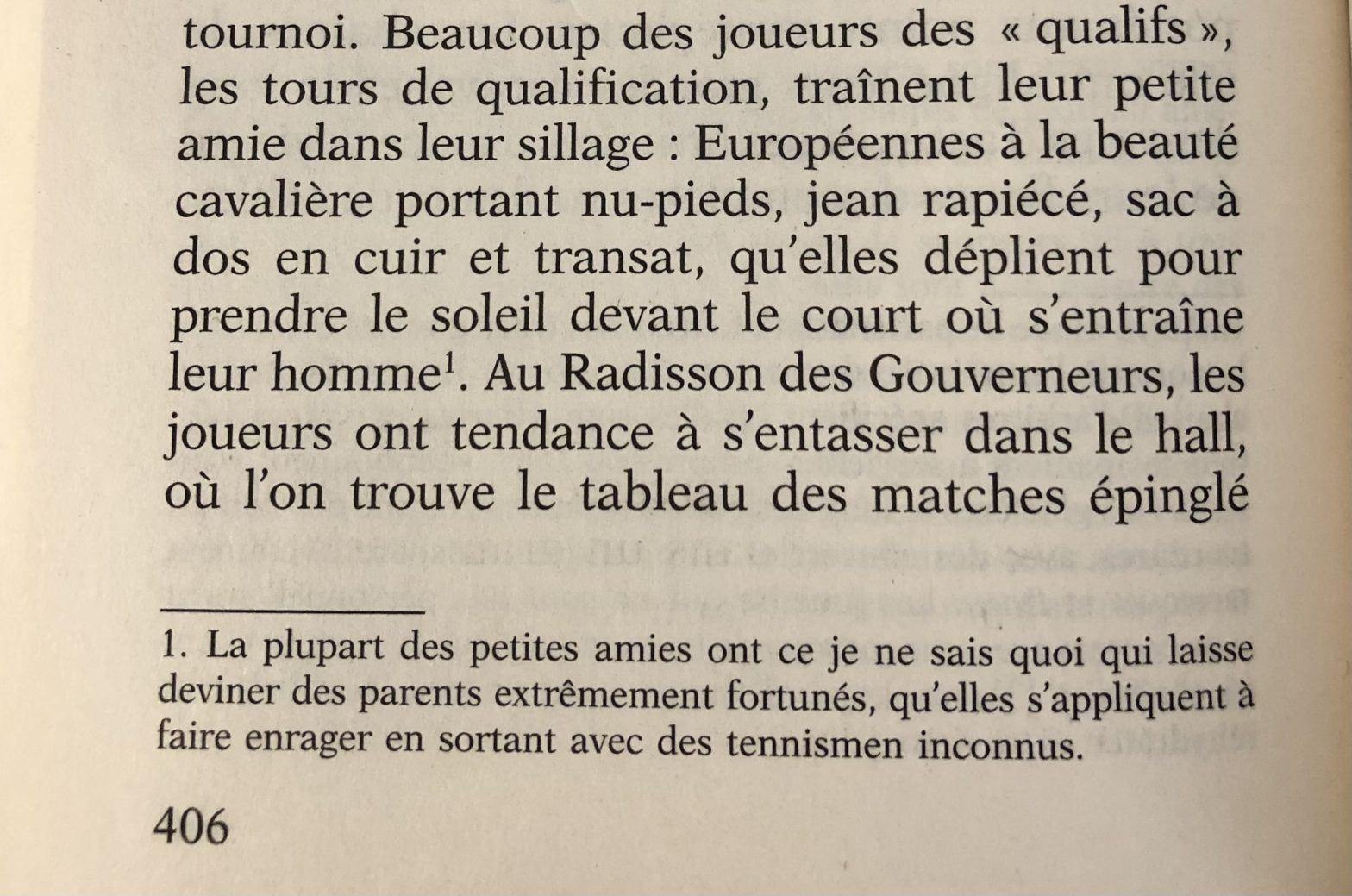 Un Truc Soi-disant Super Auquel On Ne Me Reprendra Pas Quelques considérations sur une note de bas de page de David Foster