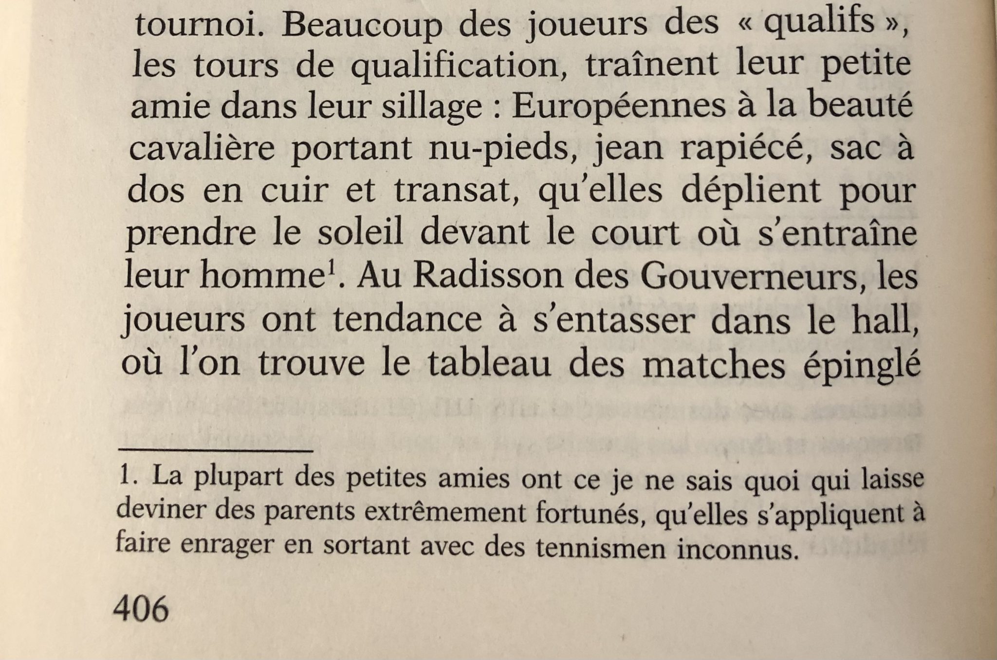 Un Truc Soi-disant Super Auquel On Ne Me Reprendra Pas Quelques considérations sur une note de bas de page de David Foster