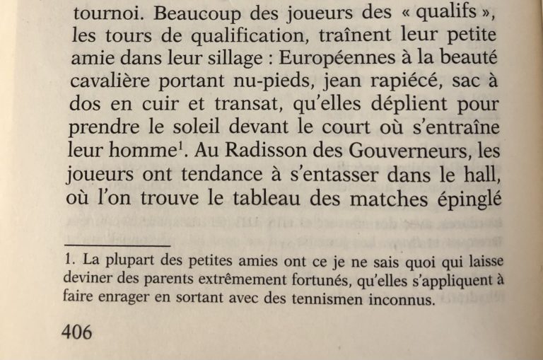 Un Truc Soi-disant Super Auquel On Ne Me Reprendra Pas Quelques considérations sur une note de bas de page de David Foster